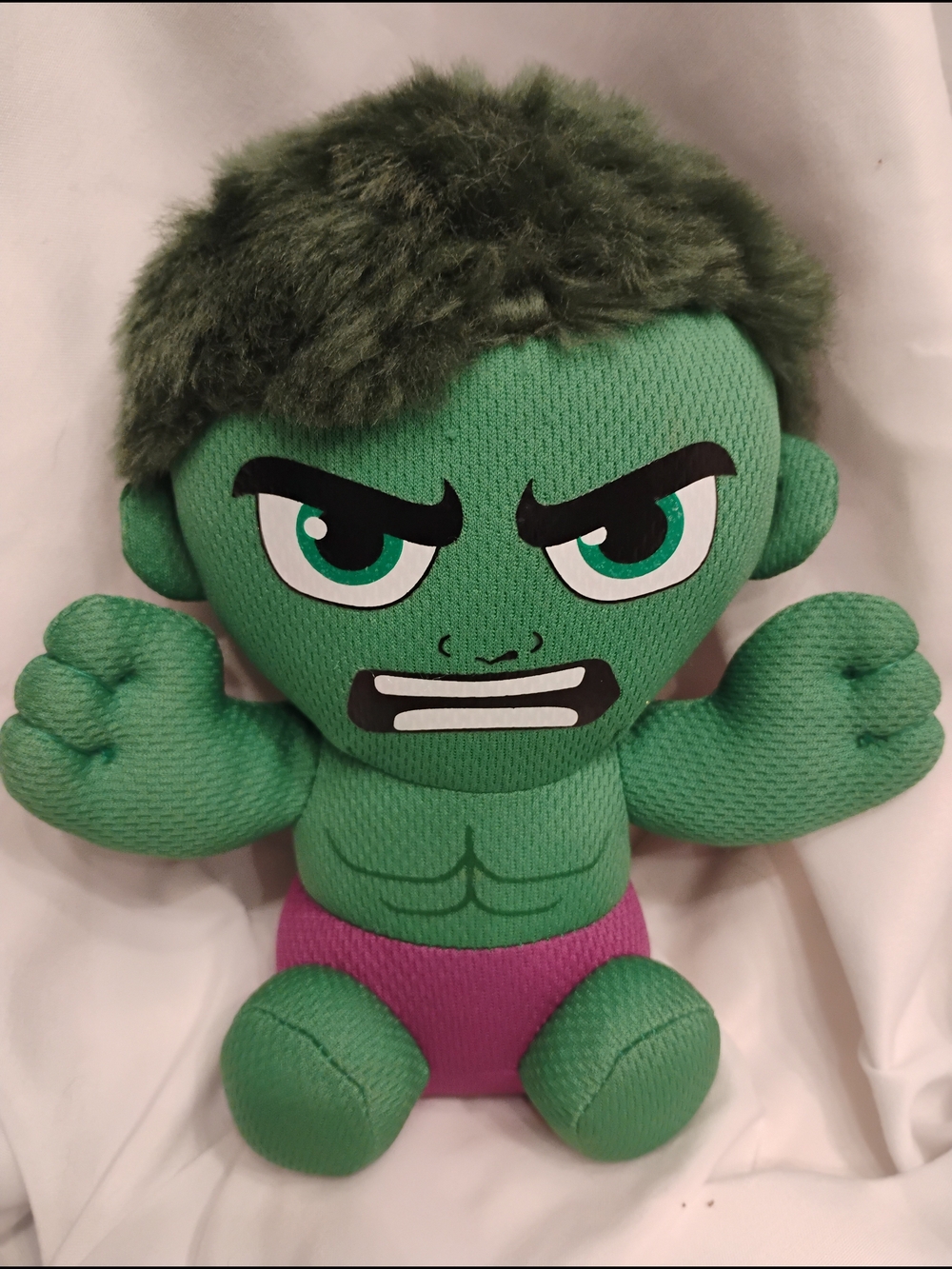 TY Hulk Green Plush Action Doll - Kids Soft Superhero Toy